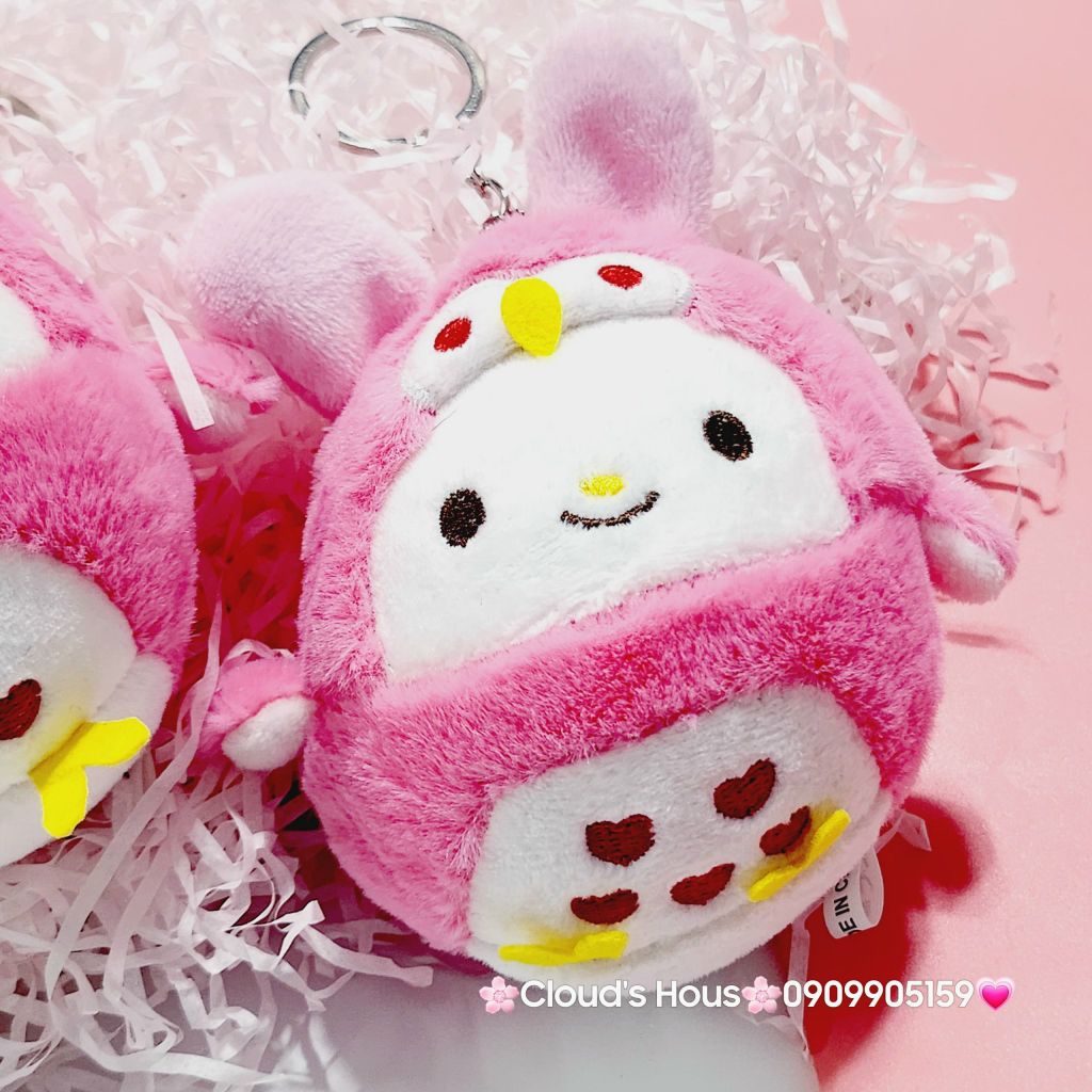 Móc khoá Gấu bông Kuromi & Melody