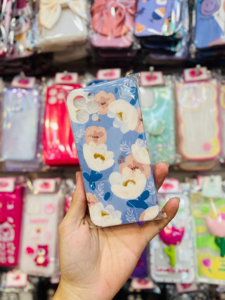 CASE IPHONE HOA NHÁM NHUNG CHỐNG DỰNG FORM VUÔNG DÀY CHỐNG SHOCK