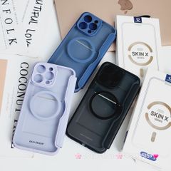 Case Ốp điện thoại iPhone Bao da Skin X Magsafe iPhone 11/12/13/14/15/Plus/Pro/Promax
