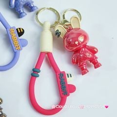 Móc Khoá Thỏ Sứ Trơn Ngầu Rabbit