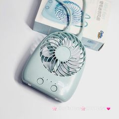 Mini Fan - Quạt Cầm Tay - Để Bàn Có Dây Xách Du Lịch