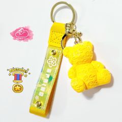 Móc Khóa Gấu kẹo bóng Smile Spring