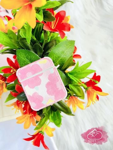 COVER AIRPOD Chất Nhám Da Các Mẫu Hoa (4 Mẫu)