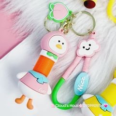 Móc Khóa Động Vật Cổ Dài Hài Hước Nice