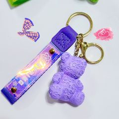 Móc Khóa Gấu kẹo bóng Smile Spring