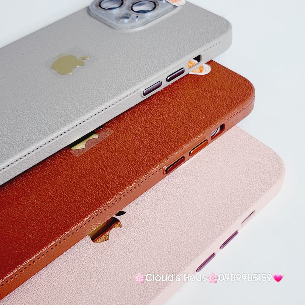 Case Ốp điện thoại iPhone Da Trơn Basic Bảo Vệ Camera iPhone 11/12/13/14/15/Pro/Promax