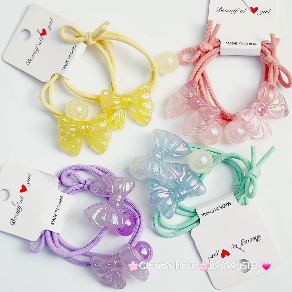 Đồ cột tóc Charm Nơ (2 màu)