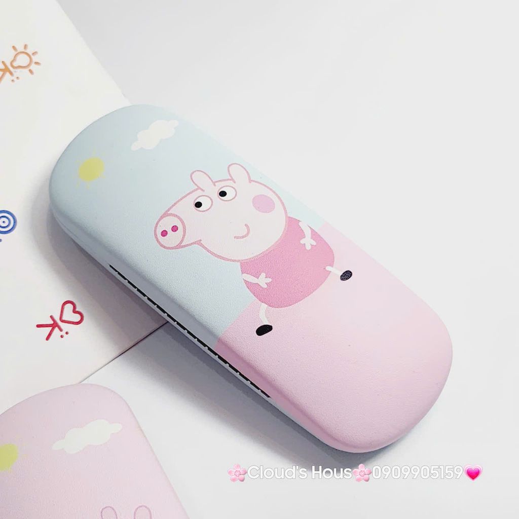 Hộp đựng kính Doraemon Heo Peppa Đáng Yêu