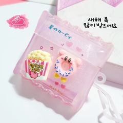 Cover Case Vỏ bảo vệ Airpod Hồng Icon nổi Form bánh Snack Airpod 1/2/3/Pro/Pro2