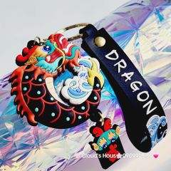 Móc Khóa Rồng Nước Phun Lửa Tết Dragon - TẾT