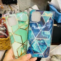 CASE iPhone VÂN ĐÁ MABLE NHÁM XANH LÁ và HỒNG