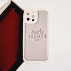 Case Ốp điện thoại iPhone Hermes Nhám da Chống Shock iPhone 11/12/13/14/Plus/Pro/Promax