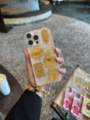 Case Ốp điện thoại iPhone 6 miếng vàng trong dẻo iPhone 11/12/13/14/15/16/Pro/Promax TẾT