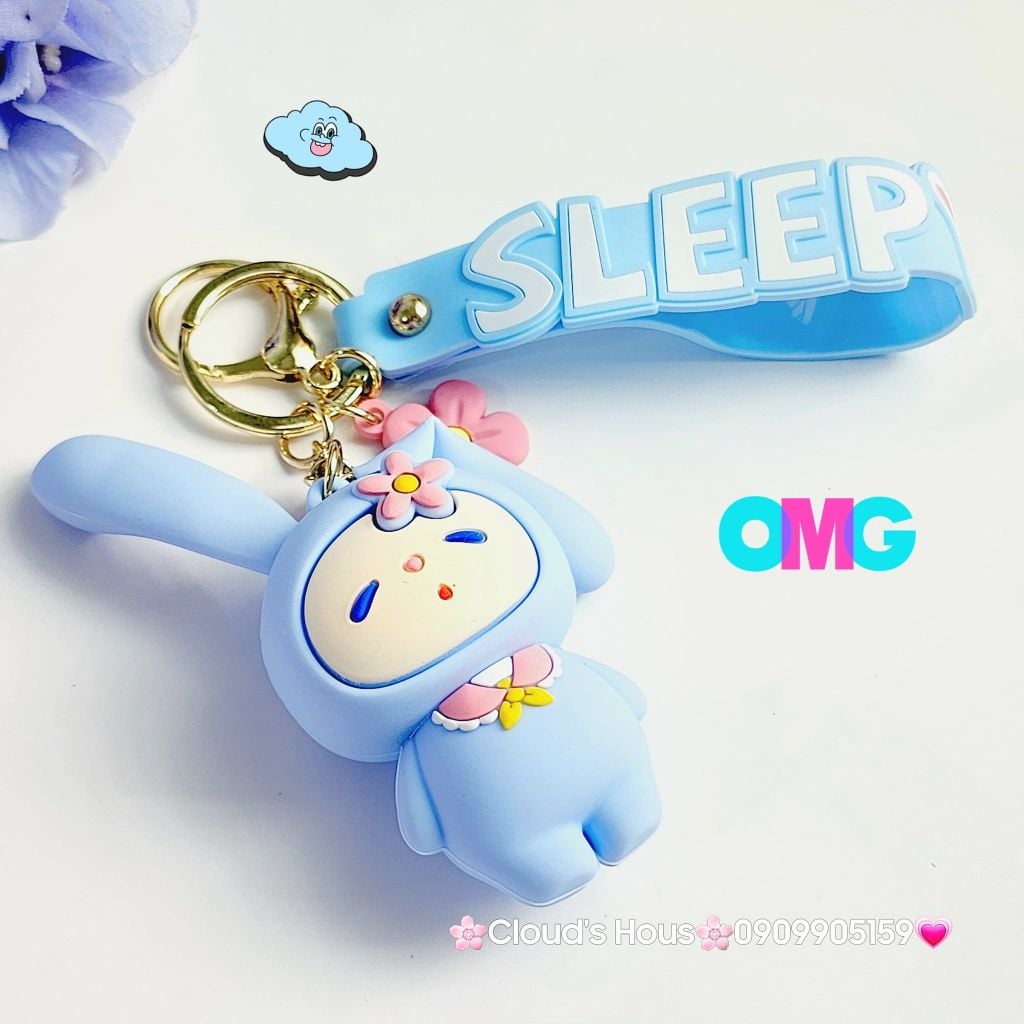 Móc khóa Tai thỏ SLEEP