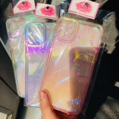 Case Ốp điện thoại iPhone Trong dẻo Bling bling Hologram iPhone 11/12/13/Pro/Promax