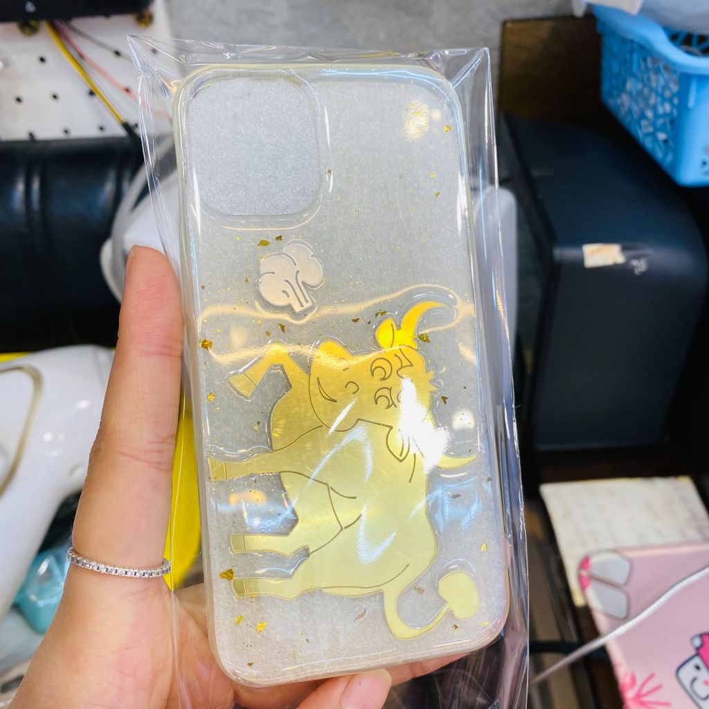 Case Ốp điện thoại iPhone Trong Trâu vàng