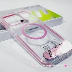 Case Ốp điện thoại iPhone SwitchEasy Trong Magsafe Chống dựng iPhone 16/Pro/Promax