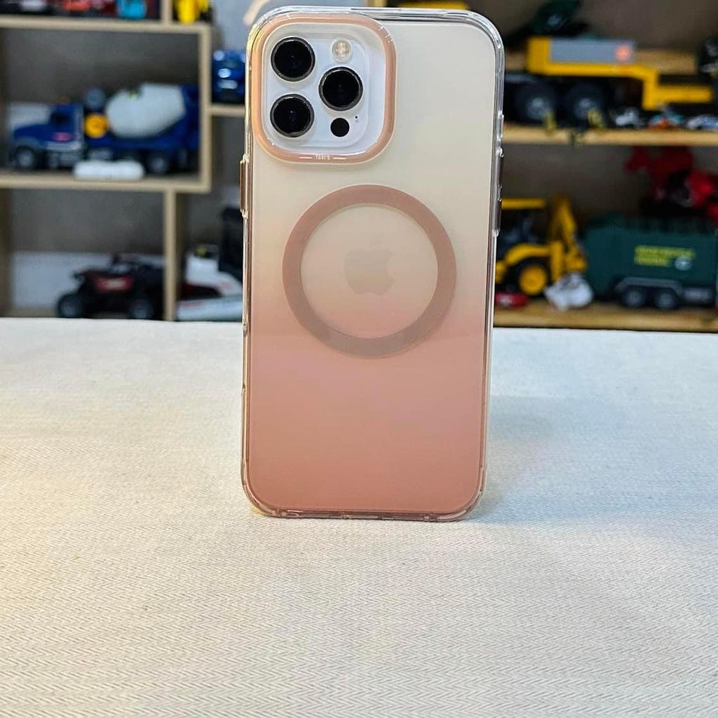 Case Ốp điện thoại iPhone TGVI'S Magsafe Trong Nhám Hologram iPhone 16/Pro/Promax