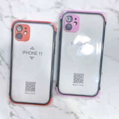 Case Ốp điện thoại iPhone Trong không vàng Chống shock Tháo ráp Camera iPhone 7/8/X/Xs/11/12/Plus/Max/Pro/Promax