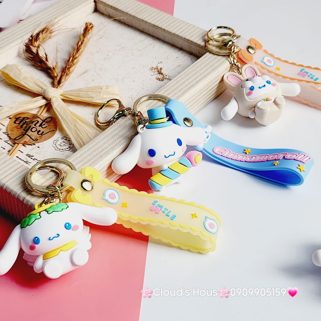 Móc Khóa Thỏ Cinnamoroll Cosplay