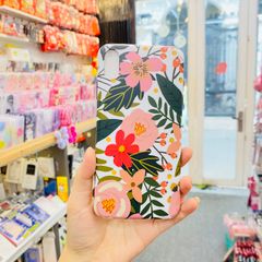 Case Ốp điện thoại iPhone Nhám Trơn Dẻo Hoa Cỏ lá Dẻo iPhone Xsm