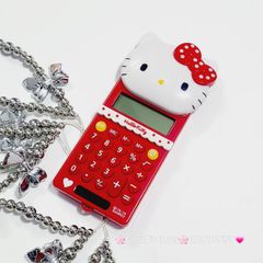 Máy Tính Hello Kitty Mini Cầm Tay (3 màu) - kèm dây charm KT966