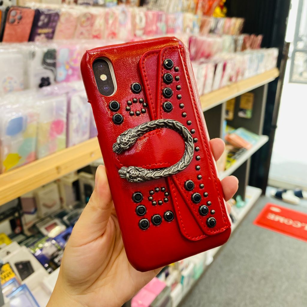 Case Ốp điện thoại Iphone Gucci Da đựng thẻ iPhone Xsm/11/12/13/14/Plus/Pro/Promax