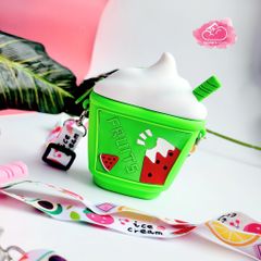TÚI ĐEO CHÉO SILICONE LY NƯỚC TRÁI CÂY
