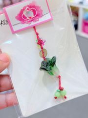 Móc Điện Thoại Móc Túi Phụ Kiện Đẹp nhiều mẫu Tài Lộc chất liệu đá ( TAIWAN)