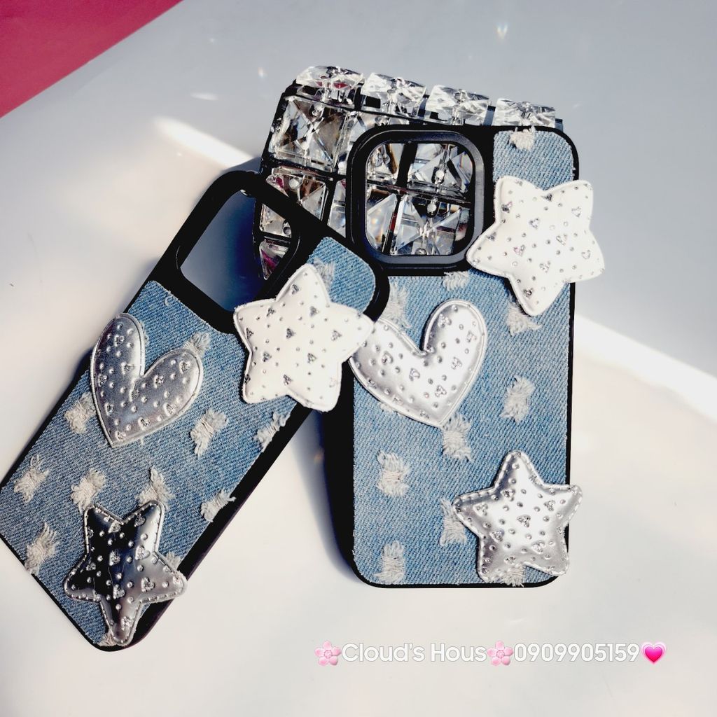 Case Ốp điện thoại iPhone Jeans Ngôi Sao Nổi Cá Tính cá tính iPhone 7+/8+/X/Xs/XSMax/11/12/13/14/15/Pro/Promax