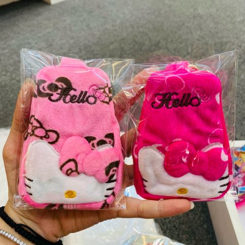 Bóp Móc Khóa Hello Kitty Vải