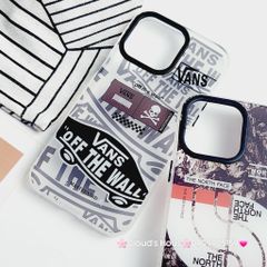 Case Ốp điện thoại iPhone Nhám Vans & The North Face iPhone X/Xs/XSM/11/12/13/14/15/Plus/Pro/Promax
