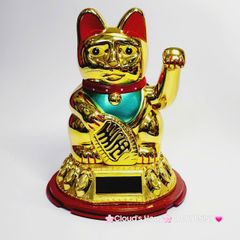 Mèo Thần Tài Mạ Vàng Nhiều Mẫu Nhiều Size