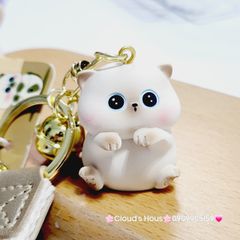 Móc Khóa Mèo Mập Ú Cute Meow bằng sứ