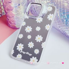 Case Ốp điện thoại iPhone Cúc họa mi Spring Daisy Gương nút nổi iPhone 11/12/13/14/Pro/Promax