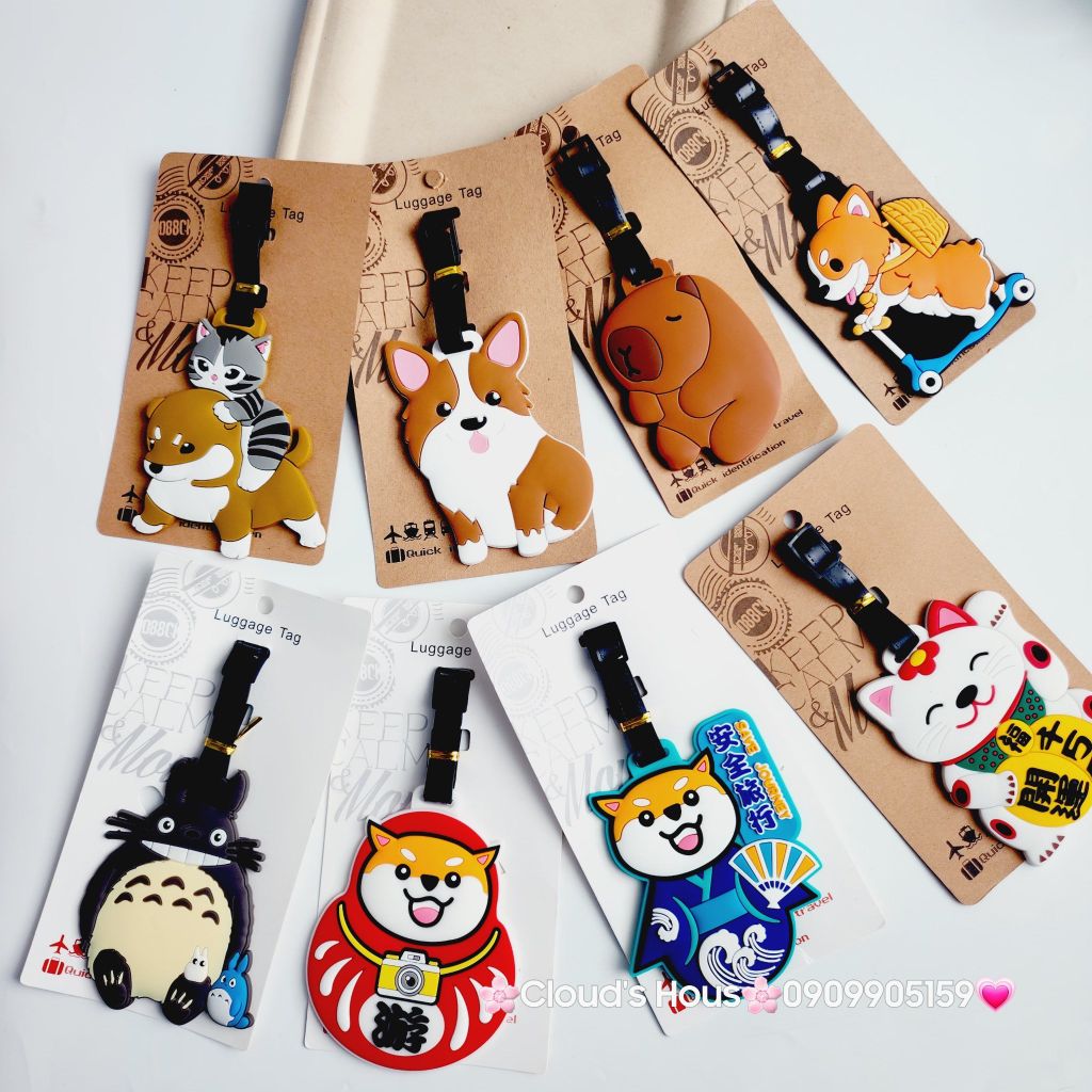 Tag Treo Vali Silicone Luggage Tag Đài Loan