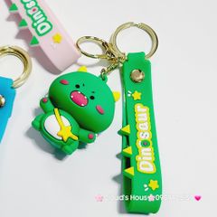 Móc Khóa Khủng Long Đeo Giỏ Kute Dinosaur