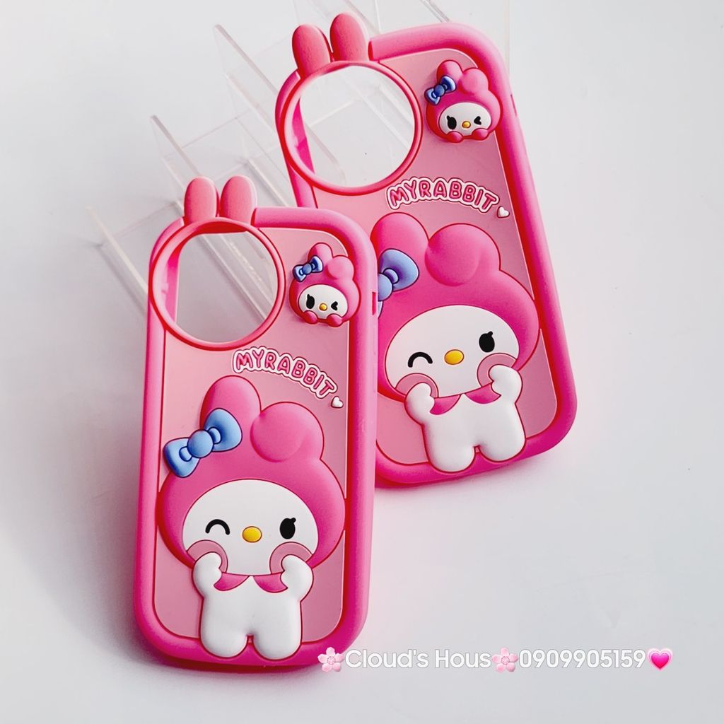 Case Ốp điện thoại iPhone Su dẻo Thỏ Melody My Rabbit iPhone 11/12/13/14/15/Pro/Promax