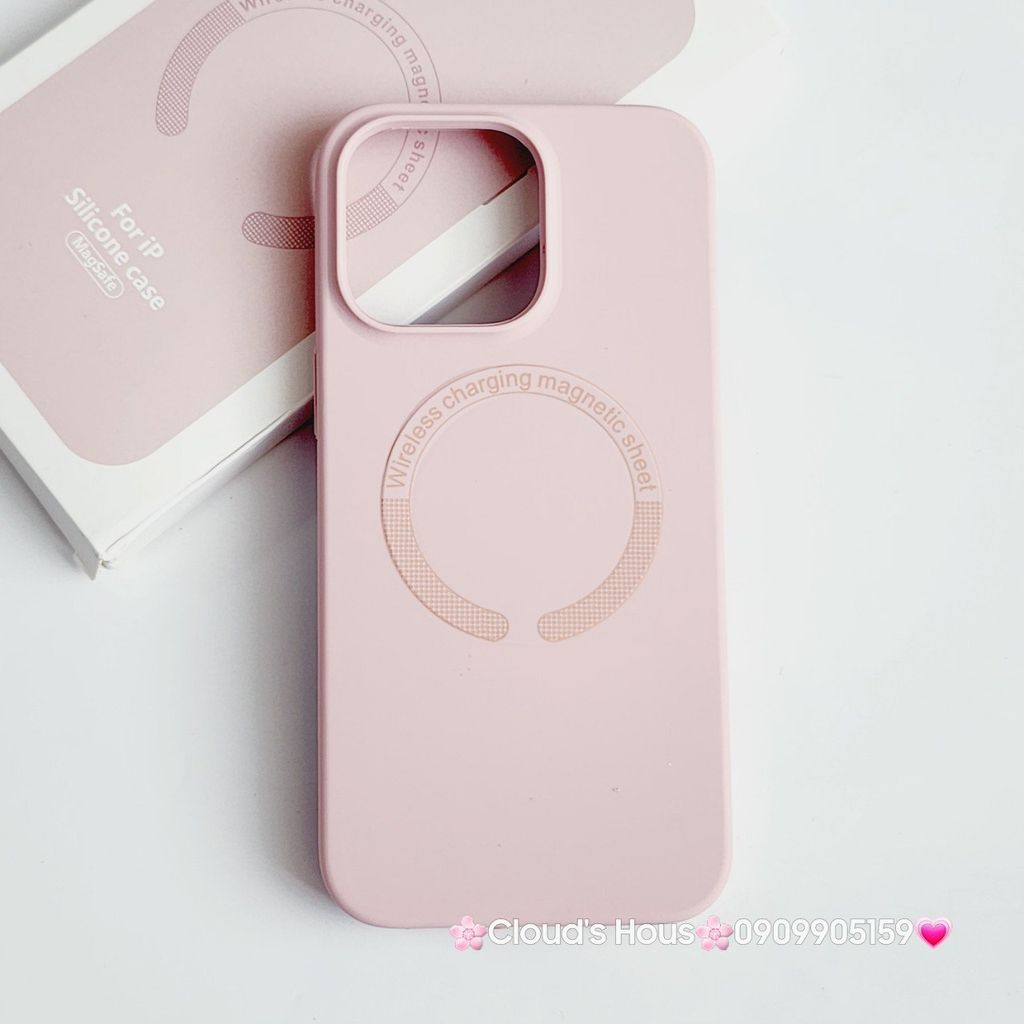 Case Ốp điện thoại iPhone Silicone Magsafe Basic iPhone 11/12/13/14/15/Plus/Pro/Promax