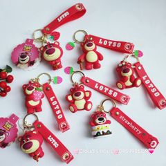 MÓC KHÓA GẤU DÂU LOTSO Mập Kute (4 mẫu)