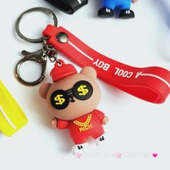Móc Khóa Gấu Rich A Cool Boy