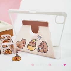 Case Ốp Bao da iPad Chuột Capybara iPad 9.7/10/10.2/10.5/10.9/11/12.9inch