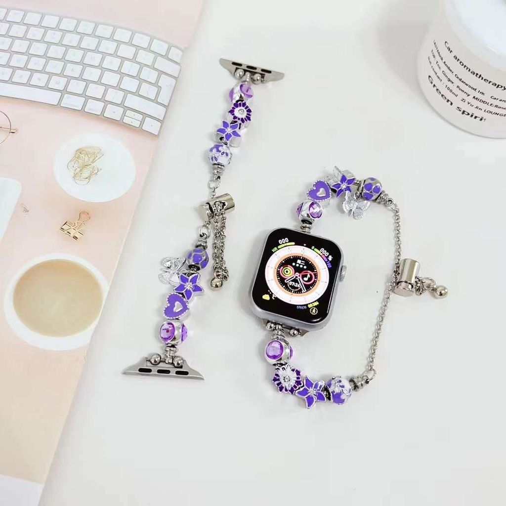 Dây Apple Watch Pandora Charm đá siêu sang