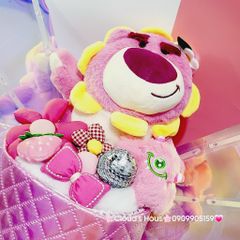 Bó hoa Gấu Bông Gấu Dâu Lotso