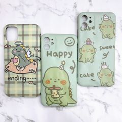 Case Ốp điện thoại iPhone Khủng long Nhám trơn 3D nổi