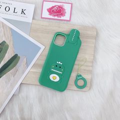 Case Ốp điện thoại iPhone SU DẺO Khủng long Xanh iPhone 7+/8+/X/XSM/11/12/Pro/Promax