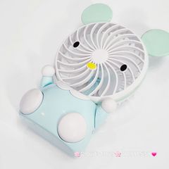 Mini Fan - Quạt Cầm Tay - Để Bàn Voi Mặc Yếm