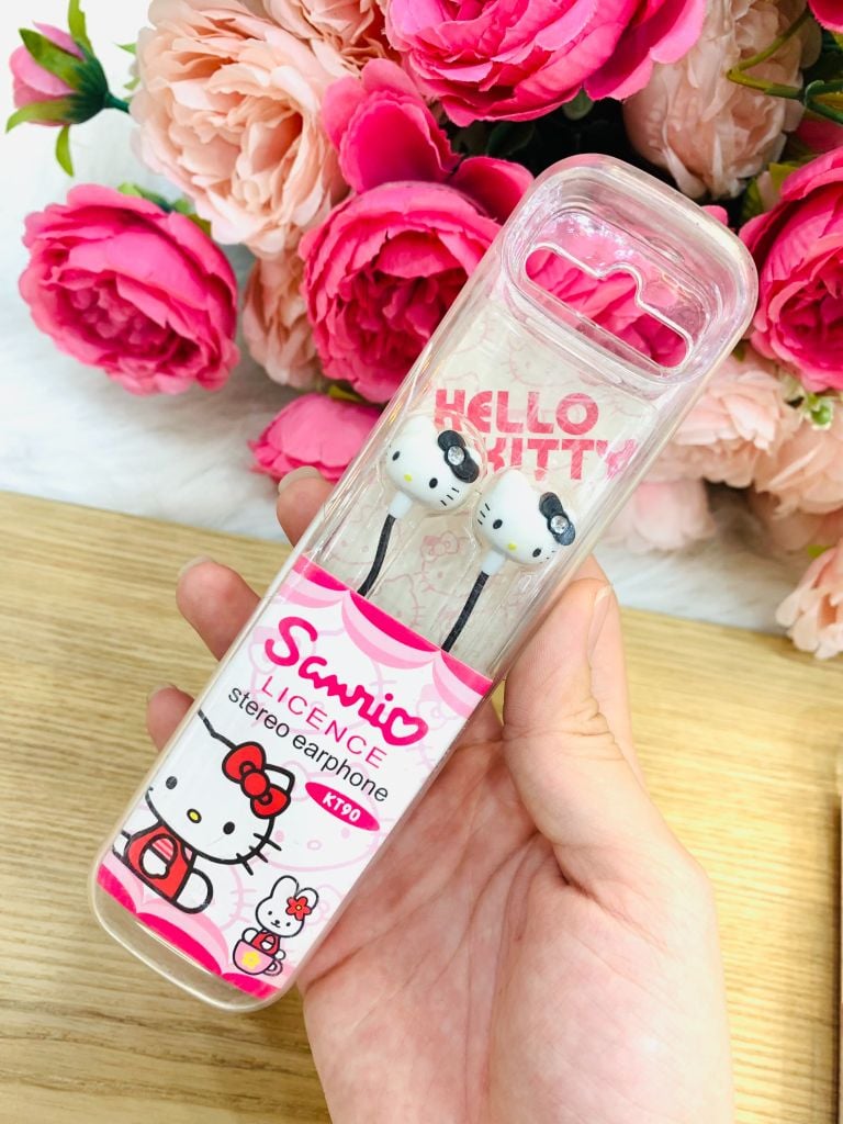 TAI NGHE Hộp Hello Kitty Nhỏ KT90 (Wired)