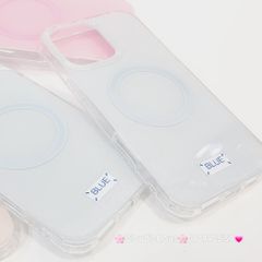 Case Ốp điện thoại iPhone Trong Crytal Magsafe Xanh Mint Pastel Case iPhone 12/13/14/15/16/Pro/Promax