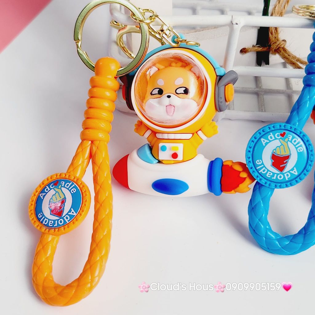 Móc Khoá Con vật tàu lửa Adorable